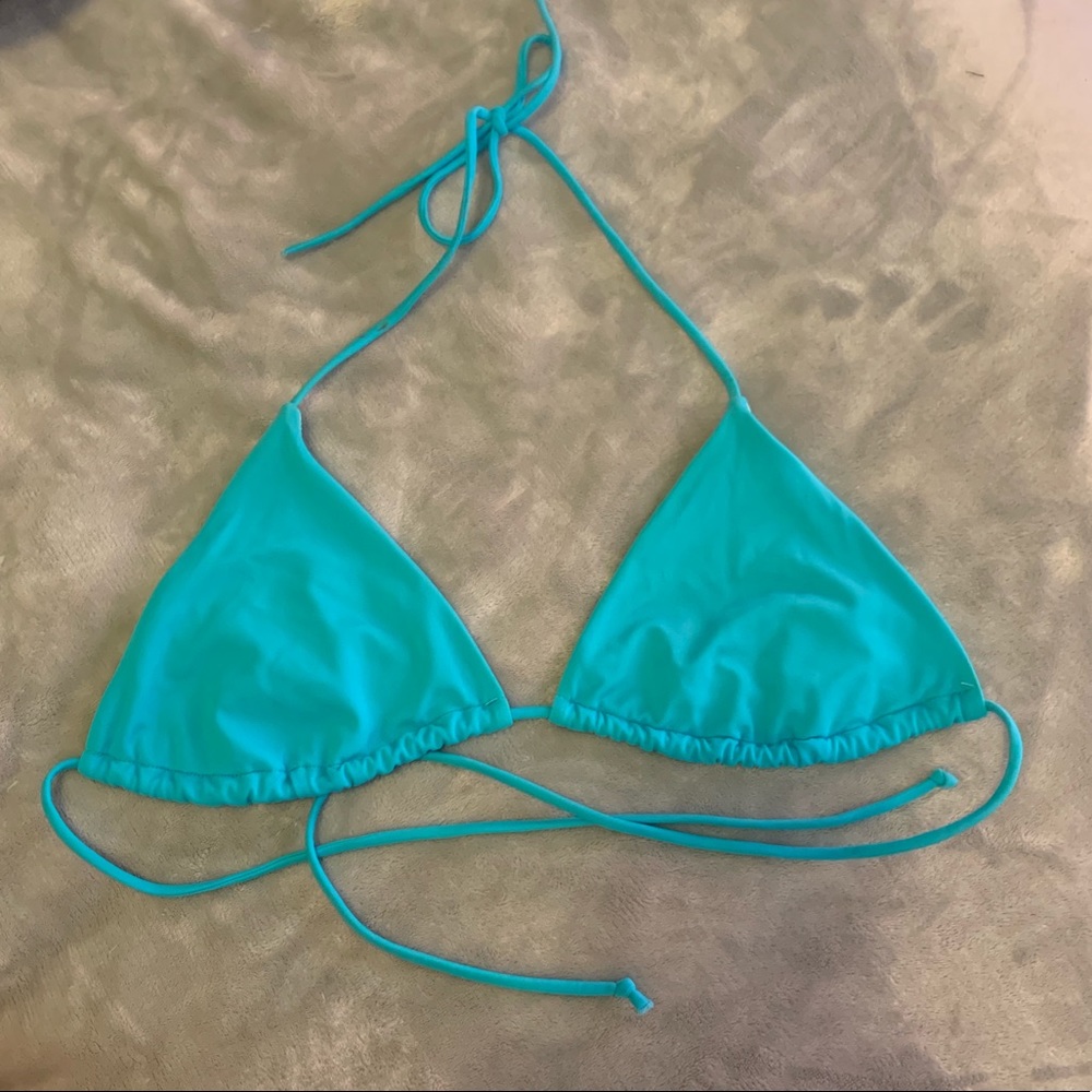 Blue Bikini Top
